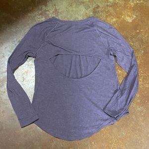 Under armour open back long sleeve